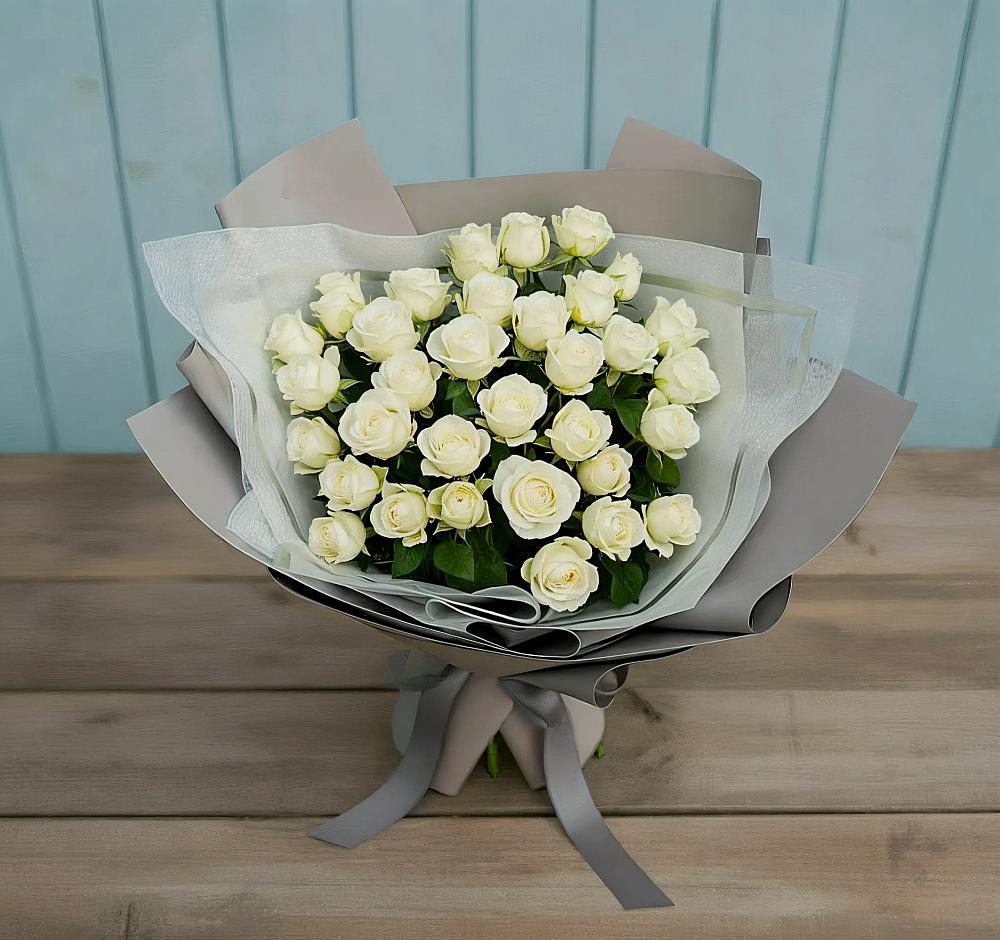 Букет Белоснежная нежность в Возрождение