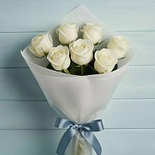 Букет 7 Белых роз Эдлесс Лав #REPLACE_PRED# Возрождение