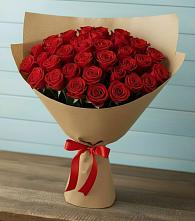 Букет Красные розы Милано в Возрождение