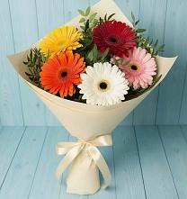 Букет цветов из:  Герберы #REPLACE_PRED# Возрождение