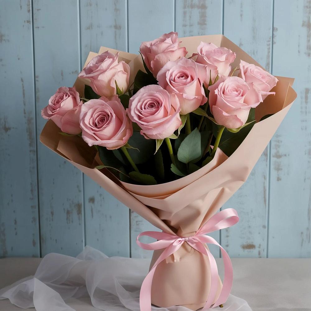 Букет цветов из: Розы в Возрождение