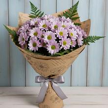 Букет цветов из:  Хризантемы в Возрождение