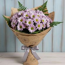 Букет цветов из:  Хризантемы в Возрождение