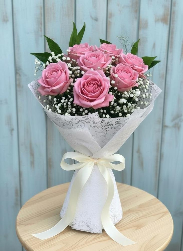 Букет цветов из: Розы в Возрождение