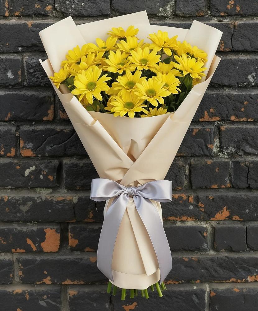 Букет цветов из: Хризантемы в Возрождение