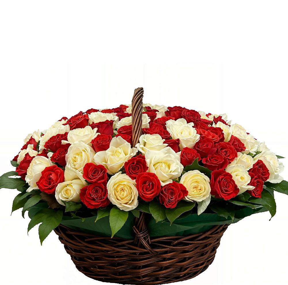 Премиум букет из: Розы в Возрождение