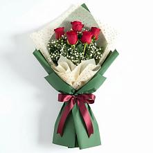 Букет цветов из:  Розы в Возрождение